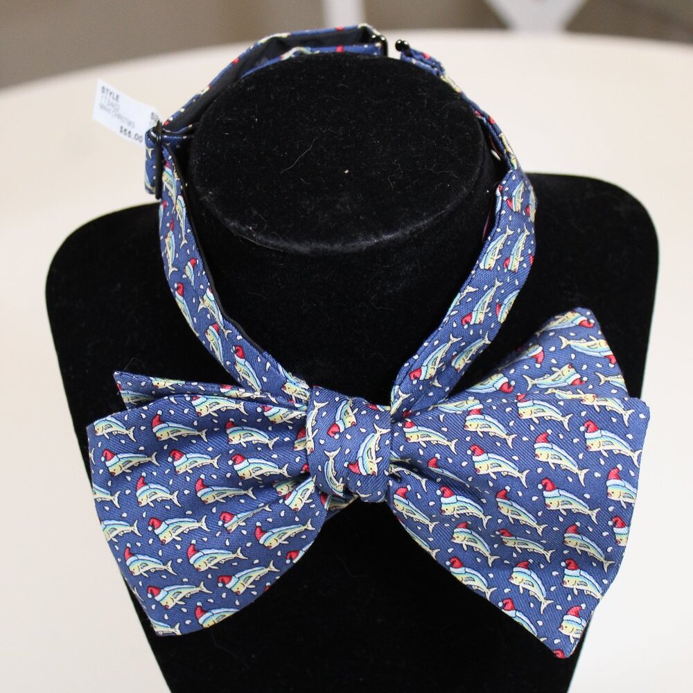 Vineyard Vines Men's CHOICE OF 100% Silk Bow Tie Mahi Christmas adjustable